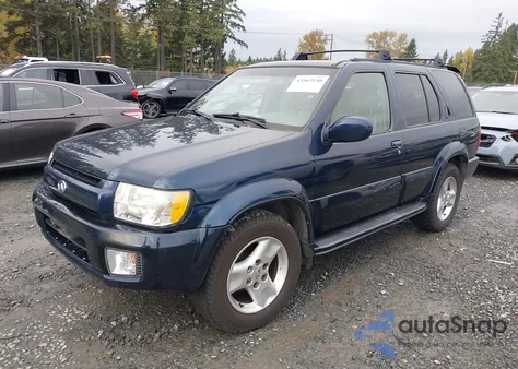 2002 Infiniti Qx4 Luxury из США, поврежденный, VIN JNRDR09Y22W254597